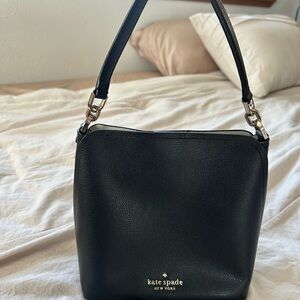 Kate Spade Black Small Bucket Shoulder Bag